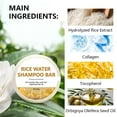 thumbnail image 4 of potrochi Shampoo Bar Soap, 60g Rice Water Shampoo Bar Gentle And Hair Care Solution For Hydration Cleansing And Nourishment, 4 of 9