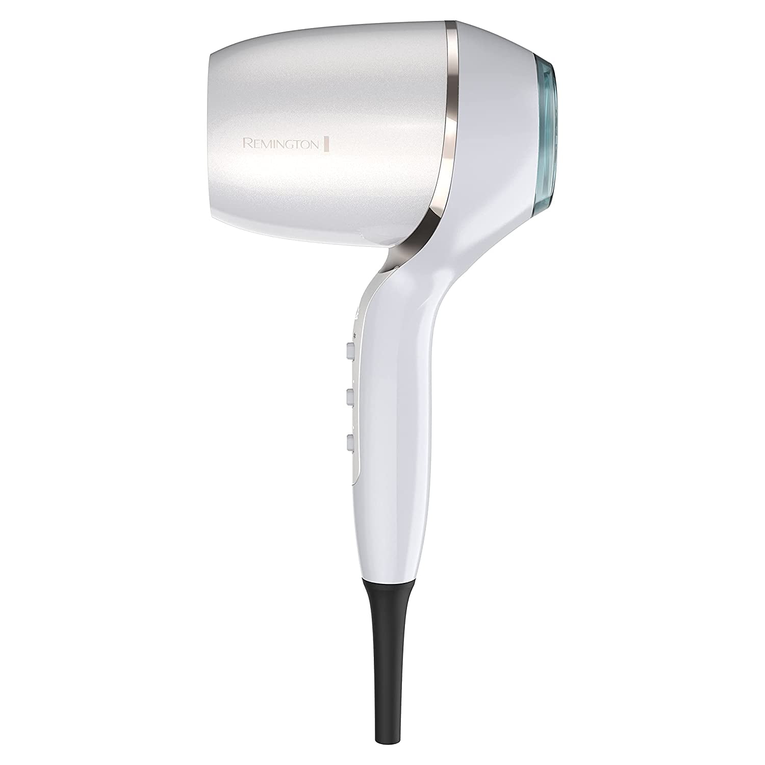 Remington PROLUXE HydraCare Hair Dryer, Pearl White/Gray, Advanced