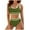G-b-Army Green, variant on 2025 Women's High Waisted Bikini Conservative Swimsuits for Women with Shorts Sets Sporty Two Piece Swimming Suits for Boys 13 Years Swimsuit Color Block High Cut Bathing