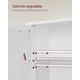 thumbnail image 3 of Armario de Baño, Armario de Pared, 13 x 56.5 x 58.5 cm, Puerta con Doble Espejo, Estantes de Altura Ajustable, Blanco MLHC002, 3 of 9