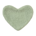 thumbnail image 2 of Rirozkan Plush Coaster Set, Heart Shaped Felt Placemats for Drinks, Heat Resistant Table Mat for Cups and Mugs, for Dining Table Desk Home Decor, Mint Green, 2 of 6