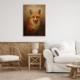 thumbnail image 3 of Stupell Industries Dark Fox Visage Animals & Insects Painting Gallery Wrapped Canvas Art Print Wall Art, 24 x 36, 3 of 8