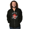 thumbnail image 5 of Transformed By Lord Religious Jesus Zip Up Hoodie Men's Women's Brisco Brands L, 5 of 6