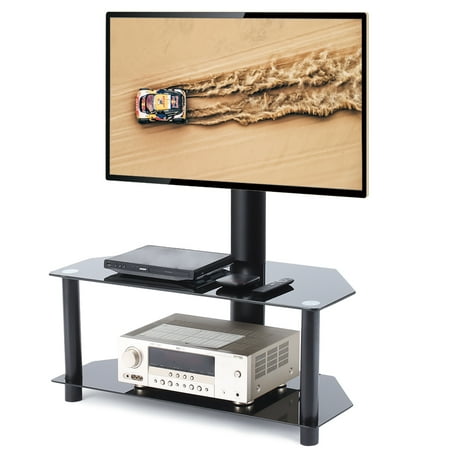 tvs curved rfiver swivel plasma qled lcd bracket shelf adjustable mount stand led inch storage glass height tv dialog displays