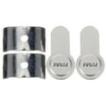 PATKAW 2 Sets Indoor False Lock Plate Replacement Faux Hasp Lock For