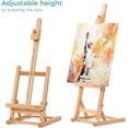 thumbnail image 1 of Desktop Art Easel Foldable Tabletop Easel Stand Height and Angle Adjustable Wooden Small Easel Portable Mini Desktop Easel for Studio Classroom Outdoor Sketching, 1 of 8
