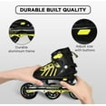 thumbnail image 4 of Endless EL-1031LYELLOW Inline Adjustable Skates - Yellow - Large, 4 of 6