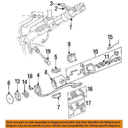 Suburban Turn Signal Lever Switch - CHRYSLER OEM Steering Column-Turn Signal Lever Switch 56002951
