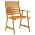 thumbnail image 3 of vidaXL 5 Piece Garden Dining Set Solid Acacia Wood, 3 of 5