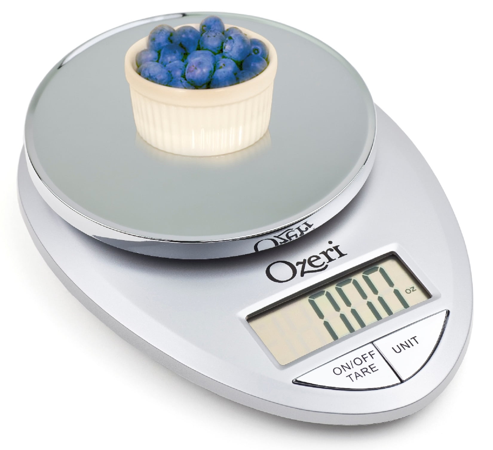 Ozeri Pro Digital Kitchen Food Scale, 0.05 oz to 12 lbs (1 gram to 5.4 kg),  1 - Foods Co.