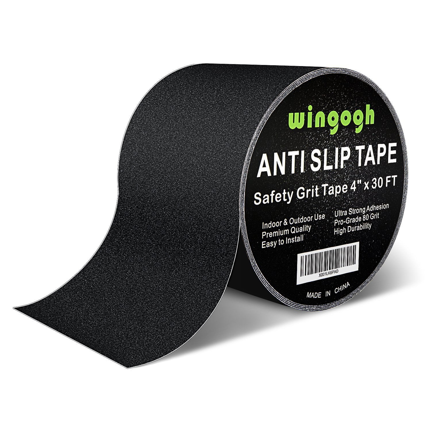 Heavy Duty Anti Slip Tape for Stairs Outdoor//Indoor Waterproof 4 Inch x 35 Ft Traction Tread Stair Grips Non Skid Tape Roll for Stair Steps Grip Tape Black