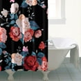thumbnail image 5 of Waterproof Pioneer Shower Curtain 72x84 Inch Polyester Unique Cute Floral Shower Curtain for Bathroom Hotel Home Decor with 12 Plastic Hooks, 5 of 5