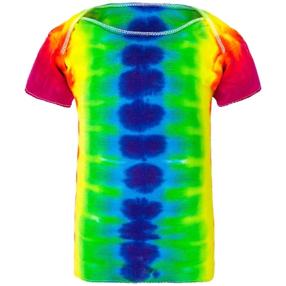 Horizontal Pleats Open Lap Neck Infant T-Shirt - 18 month