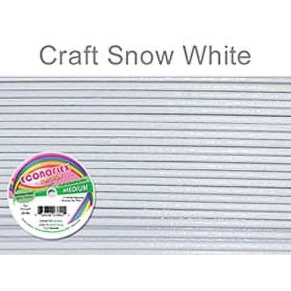 Econoflex Beading Wire, Snow White, .019 Inch, 30 Feet