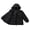 Black, variant on Kids Waterproof Jacket Windbreaker Lightweight Padded Hooded Raincoat All Season Water 𝖱esistant Windproof Outdoor Coat