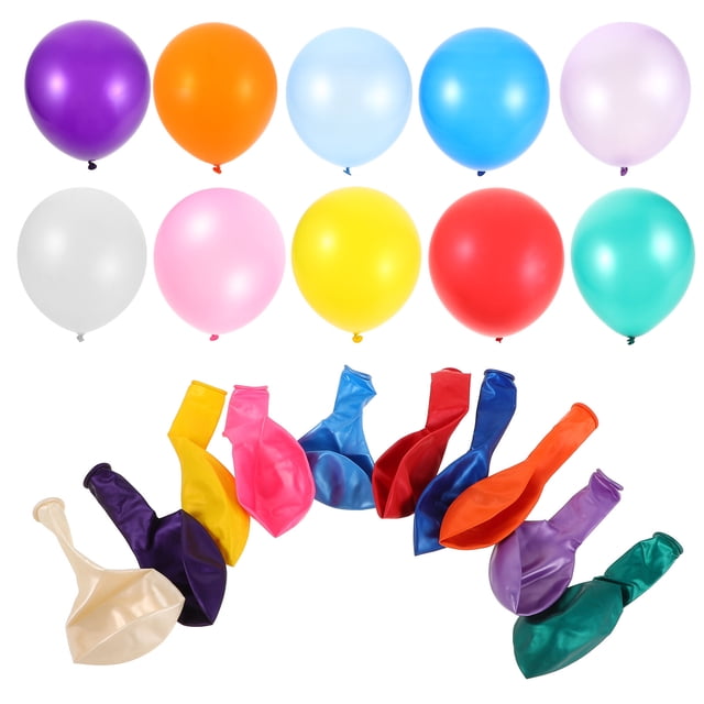 OULII 100Ud Globos De Látex Perla Multicolor Para De Fiestas Bodas Cumpleaños Y Eventos