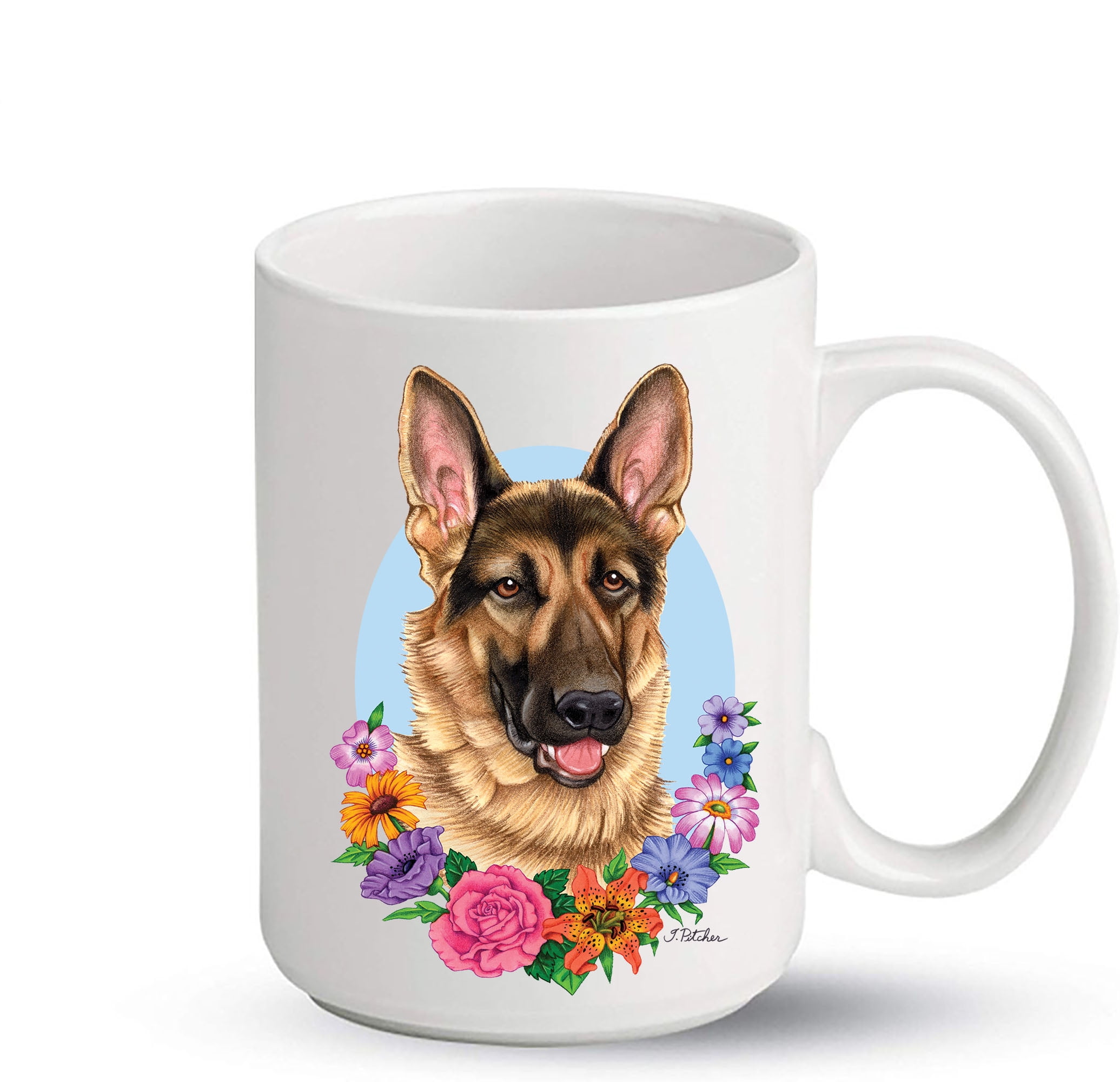 german shepherd coffee mug