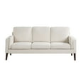 thumbnail image 4 of Elm & Oak Nathanial Sofa with Side Pocket and USB, Off-White Fabric, 4 of 10