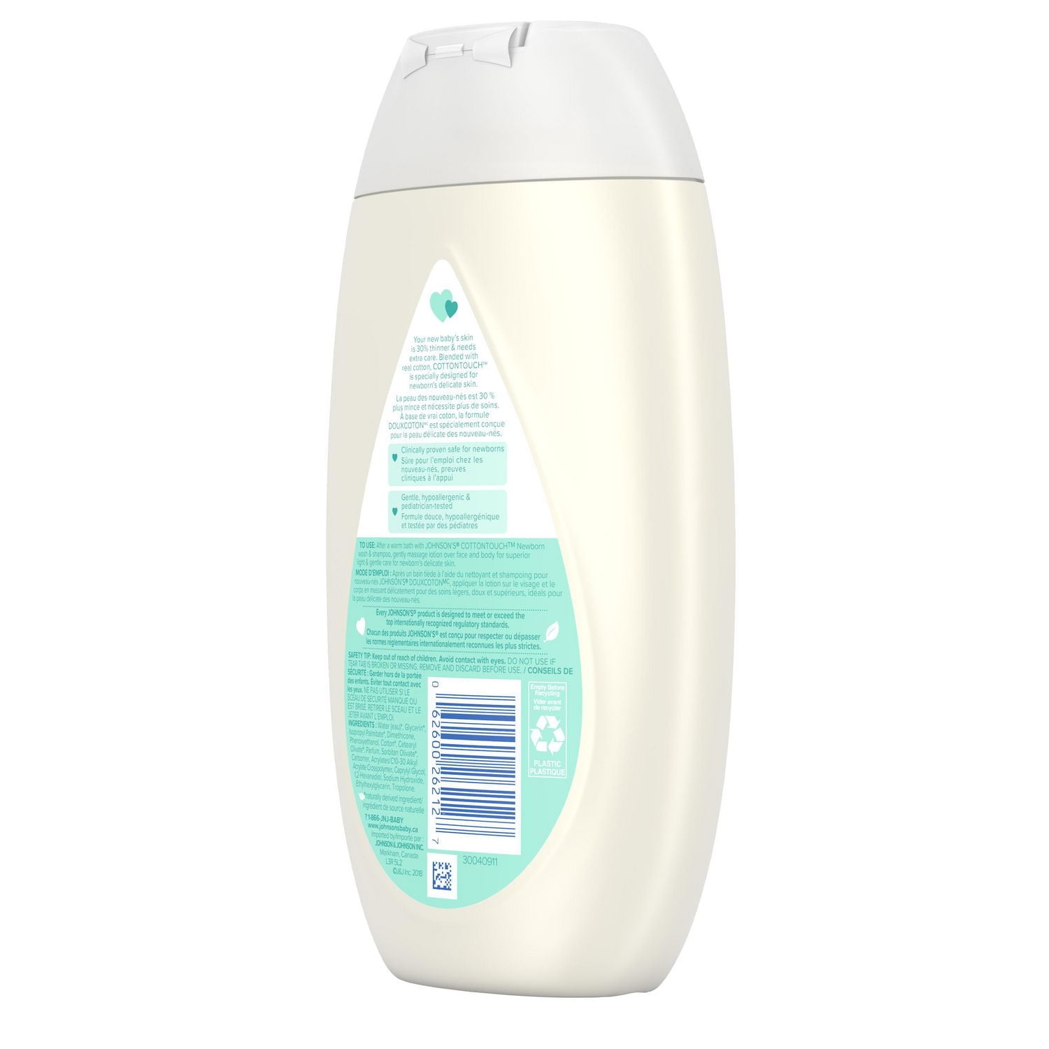 Lotion pour bébés Johnson's DouxCoton 400 ml