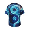 thumbnail image 6 of Daiia Blue Yin And Yang Men's Linen Shirts Short Sleeve Casual Shirts Button Down Shirt for Men Beach Summer Wedding Shirt-XX-Large, 6 of 6