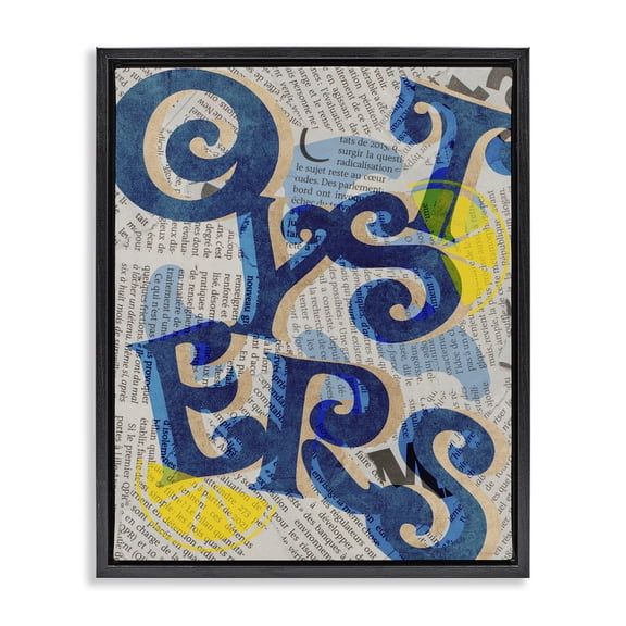 Stupell Industries Classic Retro Oysters Food & Beverage Painting Black Floater Framed Canvas Art Print Wall Art, 17 x 21