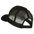 thumbnail image 3 of Four Leaf Clover Embroidered Trucker Cap - Black OSFM, 3 of 5