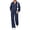 H-Navy Blue, variant on UVN Two Piece Sets for Women Fall Winter Fashion Tracksuit Outfits Lapel Long Sleeve Zip Up Tops and Pants Lounge Sets