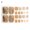6#, variant on UDIYO 1 Set Toe Nail Stickers Waterproof Self-adhersive Nail Art Women Manicure Toenail Wraps Stickers for Girl