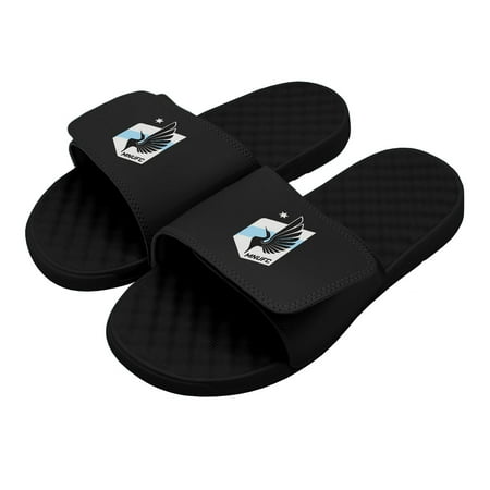 

Men s ISlide Black Minnesota United FC Primary Logo Slide Sandals