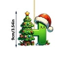thumbnail image 3 of MTBLYS Acrylic 26-Letter Hanging Sign Set Transparent High-Definition Letters Exquisite Letter Shape Wall Decoration Home Party Use, 3 of 3