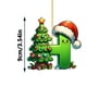 thumbnail image 1 of Rapeiae 2D Acrylic Christmas Tree 26 Letter Pendant Decorative Gift Family Christmas Party Pendants, 1 of 5