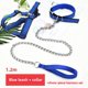 thumbnail image 3 of Correa para perros de razas grandes y pequeñas, cadena de hierro antimordeduras, cuerda para pasear perros, accesorios para perros, golden retriever, 3 of 5