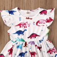 thumbnail image 2 of Children Princess Dress Colorful Dinosaur Pattern Skirt, 2 of 6