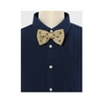 thumbnail image 5 of INSPIRE CHIC Unisex Pre-Tied Bowties Adjustable Strap Polka Dots Bow Tie Khaki One Size, 5 of 5