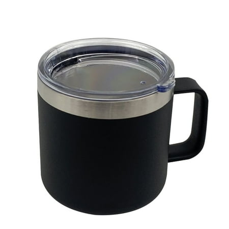 

14 oz Mug Vacuum Insulated Stainless Steel Inner with Lid Double Layer Cup Office Supplies New