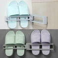 thumbnail image 3 of Wall Mounted Shoes Rack Sticky Hanging Shoe Holder Storage Organizer Shoe Hanger, 3 of 6