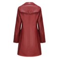 thumbnail image 1 of Vedolay Coat for Women Women's Casual Puff Sleeve Single Button Open Front Lapel Office Blazer Jackets,Red M, 1 of 4