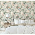 thumbnail image 5 of S4Sassy Peel And Stick Wall Covering, Spring Bird & Flower Removable Wallwrap- Green Instant Wall Makeover Mural For Bathroom, Laundry, Closet Interior- Self-Adhesive Wallpaper Vinyl -25"X360", 5 of 8