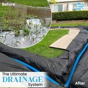 Super Geotextile 4, 6, 8 oz Non Woven Fabric for Landscaping, French Drains, Erosion Control
