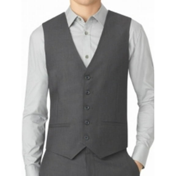 Calvin Klein NEW Gray Mens Size 2XL Granite Heather Sleeveless Vest