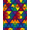 Multicolor Rainbow, Pattern 3, variant on ODIKA Lettering With Floral Accents And Banded Stripe Border Pride Rainbow Welcome for Dorm Room, Small Living Apartment, Stain Resistant Low Profile