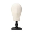 thumbnail image 1 of TISHITA Mannequin Head Multifunctional Hat Rack Standing Stand for Cap Salon Black short, 1 of 8
