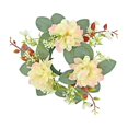 thumbnail image 2 of Artificial Floral Candle Rings Wreaths,Small Candle Garland for Wedding Christmas Party Decor, Twigs Taper Candle Holder Rings for Table Centerpieces Window Mirror Desktop Decoration, 2 of 9