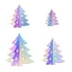 thumbnail image 2 of Adornos de Espejo Acrílicos Coloridos para Árbol de Navidad: Juego de 4 Adornos Festivos para Árboles, Coronas, Repisas y Regalos., 2 of 7