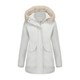 thumbnail image 3 of Women's Waterproof Parka Winter Outerwear Jacket Soft Warm Windbreak Snow Coat Long Down Alternative Puffer, 3 of 6