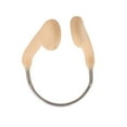 thumbnail image 3 of Unisex Swim Swimming Water Sport Guard Protector Silicone Nose Clip Beige, 3 of 6
