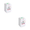 thumbnail image 2 of Transemion ABS Travel Charger Plug Portable Replacement Electrical 4 in 1 Slide Switch Travelling Power Converter with Storage Bag Shown as Picture 2Set, 2 of 6
