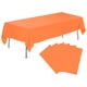 thumbnail image 1 of Mantel desechable - Paquete de 6, manteles de 54 x 108 pulgadas para fiestas, manteles decorativos para mesas rectangulares, cubierta de mesa de plástico impermeable, a prueba de fugas y resistente, 1 of 5