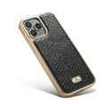 thumbnail image 5 of Allytech for Apple iPhone 14 Pro Max 6.7 inch Case 2022, [Electroplating Metal Frame] and Luxury Snake Pattern PU Leather Hybrid Heavy Duty Protection Shockproof Thin Slim Lightweight Cover,  Black, 5 of 10