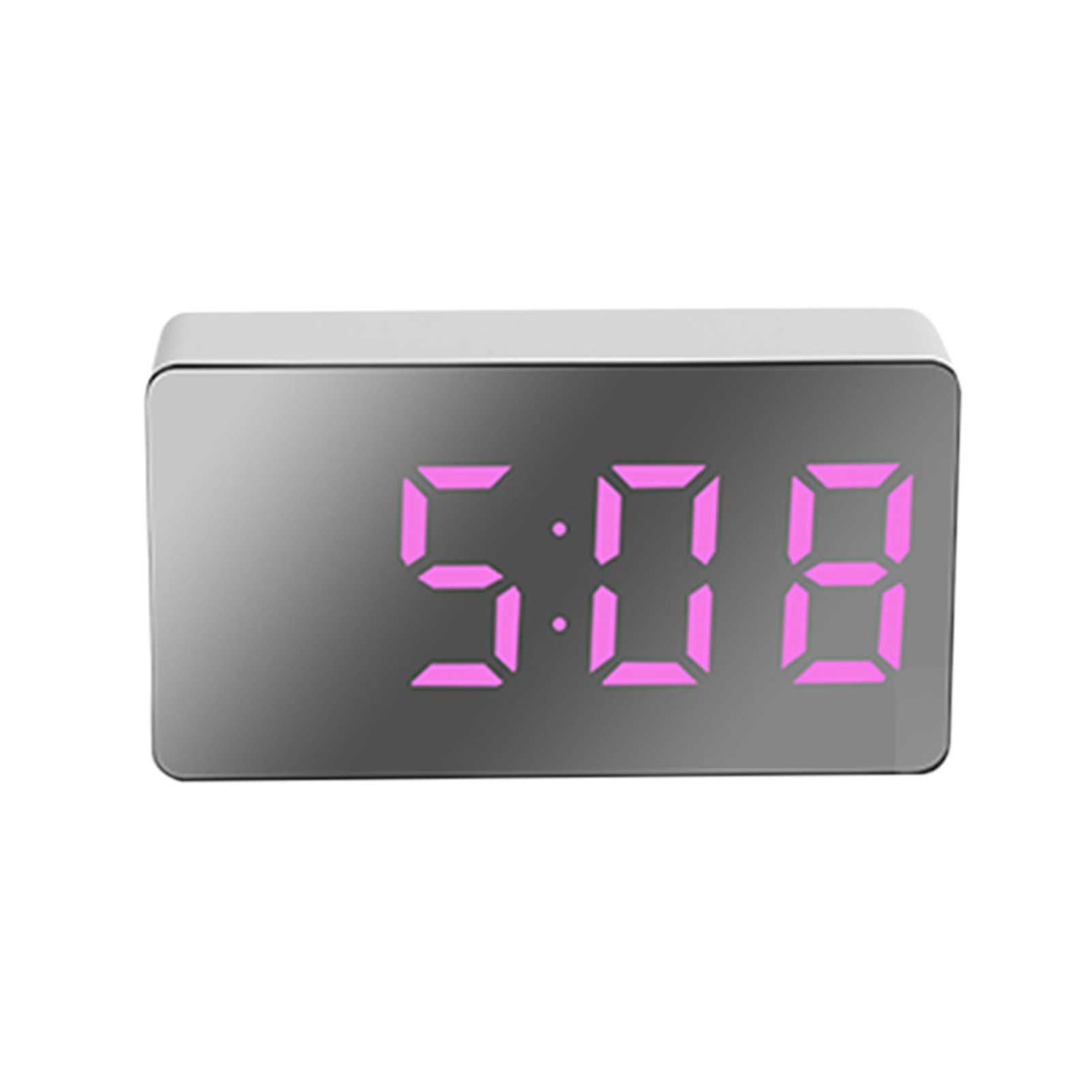 Mirror LED Electronic Clock LED Digital Alarm Clock Bedside Alarm LED